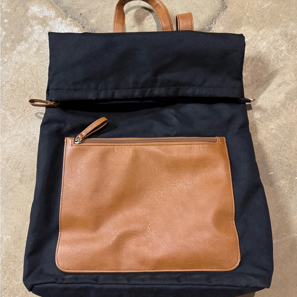 DSW Black and Brown Backpack